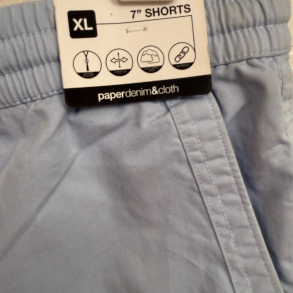Paper Denim & Cloth Men's NWT Size XL Light Blue Polo Flat Front s Classic Fit. - Picture 16 of 16